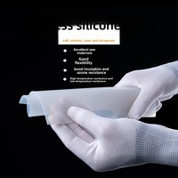 Junta de Silicona Resistente a Altas Temperaturas, Ácidos y Álcalis, Lámina de Goma Antienvejecimiento, Almohadilla Plana Gruesa para Sellado