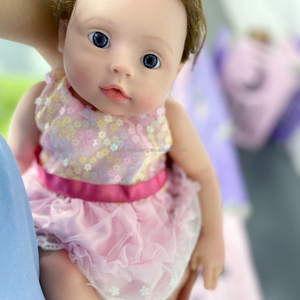 Loveyl 45CM <span class=keywords><strong>Réaliste</strong></span> <span class=keywords><strong>Reborn</strong></span> <span class=keywords><strong>Bébé</strong></span> <span class=keywords><strong>Fille</strong></span> Poupée Corps Complet Solide Silicone <span class=keywords><strong>Très</strong></span> Doux DIY Jouet pour Art Cadeaux D'anniversaire - Product Image 5
