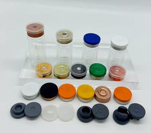ขวดแก้วสีชาขนาด 5 มล. 10 มล. ขวดเปล่าสำหรับเดินทาง ขวดแก้วใส่เครื่องสำอาง ฝาสีขาว แดง น้ำเงิน มีสินค้าในสต็อก - Product Image 5