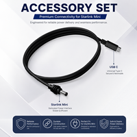 Câble adaptateur personnalisé 100W 20V Type C vers prise mâle DC, étanche IP67, câble d'alimentation 18AWG pour Starlink Mini