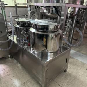 เครื่องผสมอิมัลซิไฟเออร์ทำจากสเตนเลสสตีล20L เครื่องผสมเครื่องสำอางมอเตอร์220V น้ำตาล - Product Image 5