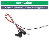 Conjunto de Cable con Sensor de 4 Pines, 26AWG, Revestimiento de Goma, Conductor de Cobre Puro, Codificación por Colores, para Motocicleta y Automóvil, Cumple con REACH