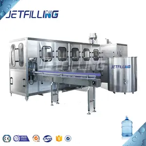 Industrial Automatic 18 19 20 Liter Returnable Bucket 3 To 5 Gallon Bottling Water Filling Capping Machine