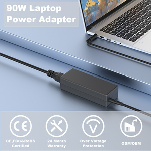 Cargador Rápido <span class=keywords><strong>de</strong></span> 90W 18.5V 4.9A, 7.4*5.0mm, Material <span class=keywords><strong>de</strong></span> <span class=keywords><strong>PC</strong></span>, Adaptador <span class=keywords><strong>de</strong></span> Corriente CA, Compatible con Portátiles HP Compaq 325112 y Computadoras <span class=keywords><strong>de</strong></span> <span class=keywords><strong>Escritorio</strong></span> - Product Image 2