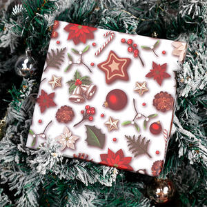 Factory Wholesale Custom <b>Christmas</b> Luxury <b>Paper</b> Roll 70cm X 95cm <b>Wrapping</b> <b>Paper</b> for Packaging - Product Image 3