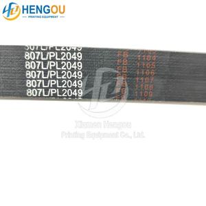 PL6 2049x7mm Black Poly-V Roller Belt for Offset <b>Printing</b> <b>Machine</b> Replacement Spare Part - Product Image 5