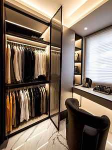 Meubles de chambre à coucher de style moderne, vente directe d'usine de placards, miroirs et armoires - Product Image 2