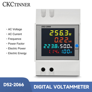D52-2066 6 trong 1 hiển thị thông minh <span class=keywords><strong>Meter</strong></span> Din Rail AC Monitor điện áp hiện tại điện năng lượng điện tần số <span class=keywords><strong>Meter</strong></span> - Product Image 6
