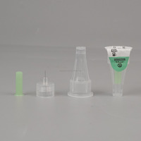 Aiguilles pour stylo à insuline vétérinaire vertes certifiées CE 32G 4 mm, stériles EO, emballées individuellement, 100 pièces/boîte