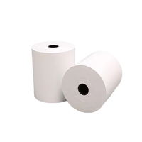 Rouleau de papier thermique monocouche 57x50mm, qualité supérieure, pour caisse enregistreuse, directement de l'usine
