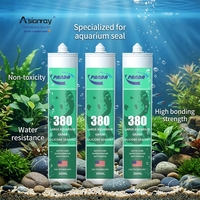 Scellant silicone acetoxy à base d'acide, transparent, imperméable, adhésif à forte adhérence pour grands aquariums en verre