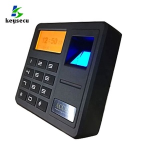 ABS nhựa Standalone vân tay kiểm soát truy cập Bàn Phím cửa với LCD hiển thị vân tay ID / 125Khz thẻ + Bàn phím điều khiển - Product Image 1