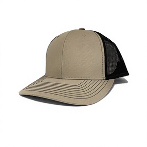 Adjustable Logo & Color 6 Panel Structured Khaki Mesh Trucker <b>Hat</b> 6-Panel Casual Spring <b>Summer</b> Style for Adults Made in Vietnam - Product Image 3