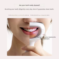 Detector de Placa Dental Portátil para Uso Doméstico, Monitor de Higiene Bucal con Luz LED Púrpura, Detector de Bacterias, Herramienta de Limpieza Dental
