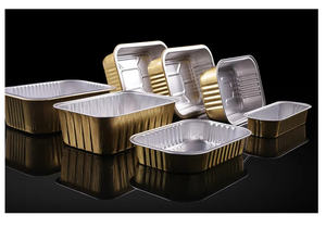 Nuevos Recipientes de Papel de Aluminio Serie Oro de 50ml-5000ml, Tazón para Pastel, Plato, Molde para Hornear, Vajilla Desechable para Picnic al Aire Libre - Product Image 2