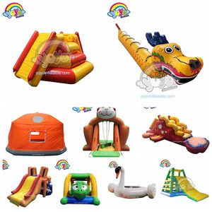 Gran Castillo Inflable para Exteriores, Castillo Inflable Infantil con Tobogán, Trampolín Cuadrado, Fabricante de Equipos de Entretenimiento - Product Image 2