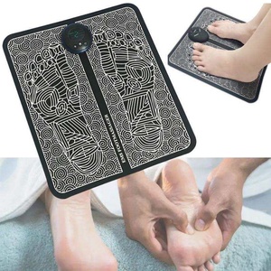 Usb Rechargeable Portable Electric Wireless <b>Vibrating</b> Heated Foot Massager Tens Ems Foot Massager - Product Image 2