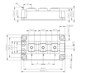 Module MOSFET SiC demi-pont 1200V/360A HCS360FH120A2C1 - Product Image 2