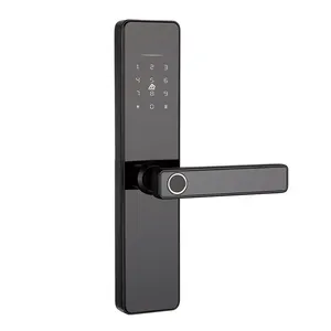 Atacado Casa Inteligente Impressão Digital Biométrica Fechaduras TUYA APP Keyless Fingerprint Smart Door Lock