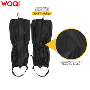 Polainas de senderismo WOQI de 15.75 pulgadas, impermeables y a prueba de arena, para trekking al aire libre, protección de piernas unisex. - Product Image 4