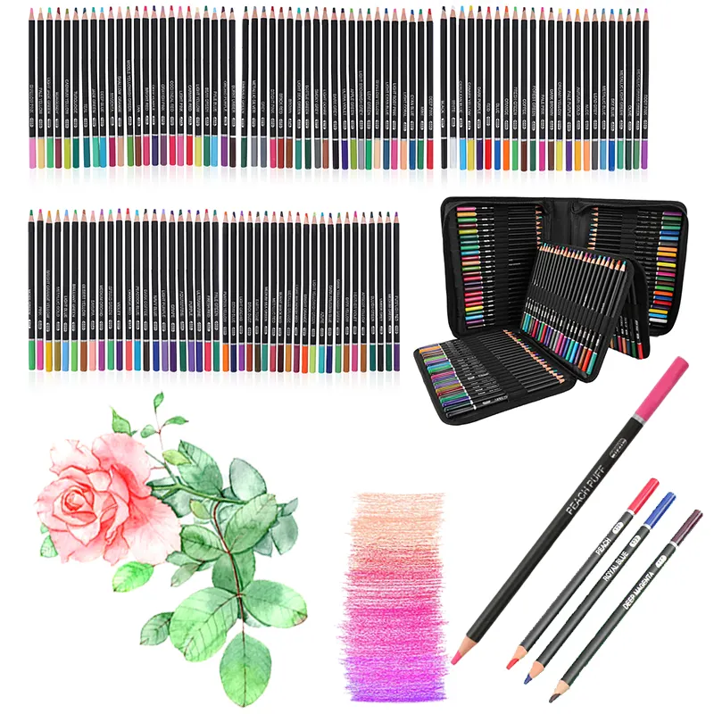 Customized Professional 180 pcs Sketching Colour Pencil Children Drawing Colors Pencil Set For Kid
