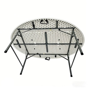 <span class=keywords><strong>Table</strong></span> ronde pliante robuste pour 10 personnes, <span class=keywords><strong>table</strong></span> ronde pliante, <span class=keywords><strong>table</strong></span> pliante ronde - Product Image 4