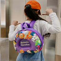 Mochila Infantil de Dibujos Animados con Diseño de Animales, para Niños y Niñas, con Diseño de Huevo, Linda Mochila Arcoíris con Diseño de OVNI