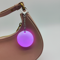 Lampe de sac à main portable à capteur tactile LED avec chargement Type-C, porte-clés lumineux, cadeau pour femme