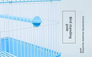 <span class=keywords><strong>Cage</strong></span> d'intérieur classique pliable de luxe à vendre <span class=keywords><strong>Cage</strong></span> pour animaux de compagnie cadre en fer forgé revêtement en poudre noire fonction de stockage de <span class=keywords><strong>cage</strong></span> à oiseaux comprenant - Product Image 6