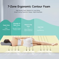 Hochwertige Hybrid-Massage-Gel-Memory-Foam-Matratze Ergonomisches Orthopädisches Bett Gerollt für Zuhause Komprimierbar