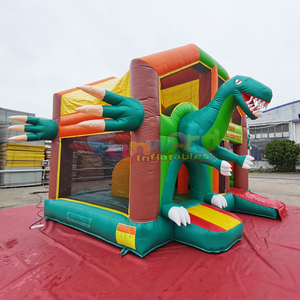 Château gonflable commercial pour enfants, combo dinosaure, avec toboggan, pour extérieur - Product Image 5