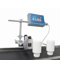 Máquina de impresión de línea de montaje T110, máquinas de aperitivos, fecha, número de lote, máquina de codificación de código de barras automática, impresora textil Digital Ce