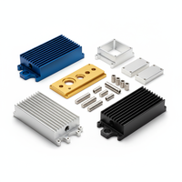 Boîtier d'amplificateur en aluminium usiné CNC de précision, boîtier audio personnalisé, dissipation thermique élevée pour équipement Hi-Fi