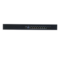 Server Firewall Industri OEM Intel Generasi ke-4 Core I3 I5 I7 CPU Chipset Z87 8 LAN 2.5GbE RJ45 2 X 82599 10GbE SFP