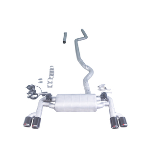 Convient pour BMW 420i 425i <span class=keywords><strong>430i</strong></span> 2.0T F32 <span class=keywords><strong>F33</strong></span> F36 2015, échappement performant en acier inoxydable avec valve électronique et embout arrière MP. - Product Image 1