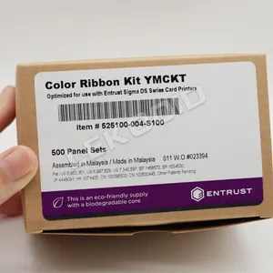 Entrust Sigma DS Series Kit ruban couleur pour imprimante de cartes YMCKT 525100-004-s100