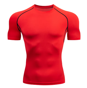 T-shirt léger à manches courtes pour hommes, séchage rapide et respirant pour la course et l'entraînement sportif. - Product Image 6