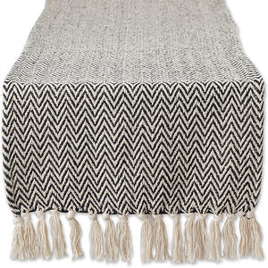 เชฟรอนโต๊ะวิ่ง15x108สีดำ - Product Image 1