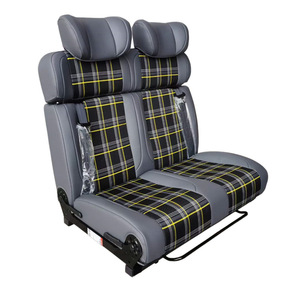 Siège-lit pliable de luxe personnalisé AutoLiuma, confortable, en tissu simili cuir PU, compatible avec Ford Transit, Ram Promaster, <span class=keywords><strong>Mercedes</strong></span> - Product Image 4