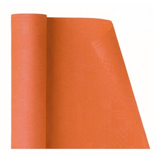 ผ้าปูโต๊ะกระดาษสีส้มแบบม้วน 1.2X7MT - Product Image 1