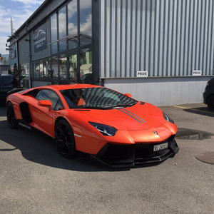 For Lamborghini Aventador Front Spoiler Lip LP700 Front Bumper Lip <strong>3</strong> Piece Fit LP700 Front Spoiler Lip - Product Image 1