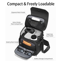 Waterdichte cameratas Sling Crossbody Schokbestendig Lichtgewicht Multi-compartiment Fotografie Lensopslag Buiten Reizen Dagelijks