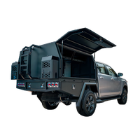 Boîte à outils en aluminium robuste pour remorque de camion, remplacement pour pick-up, rangement sous le châssis, sous le lit, organisateur avec clés de verrouillage