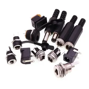 12V DC jack cắm điện 5.5x2.1mm 5.5x2.5mm 3.5mm 4.7mm Nam Nữ Ổ cắm cắm kết nối cho Pin máy tính xách tay