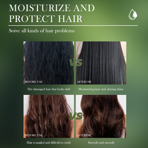 Aceite Esencial Vegano para el Cuidado del Cabello, Hidratante, Anti-Rotura, Suavizante, Sin Silicona, con Aroma a Cereza, para Todo Tipo de Cabello - Product Image 6