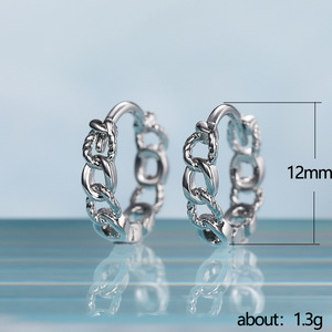 Orecchini a Catena Minimalisti per Donne, Gioielli Trendy a Clip per l'Orecchio - Product Image 5