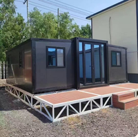 Conteneur Extensible de Haute Qualité 20/30/40 pieds – Maison Mobile Préfabriquée, Appartement Modulaire, Atelier ou Hôtel à Châssis Acier