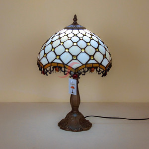 Bán buôn và bán trực tiếp tranh khảm kính màu nhà thờ, kính màu Tiffany, đèn bàn kiểu châu Âu cổ điển, chụp đèn hàn - Product Image 6