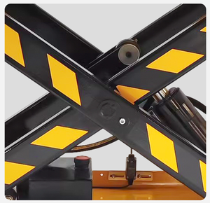 Elevador de tijera hidráulico eléctrico de suministro directo fijo, plataforma de mesa elevadora de carga pequeña simple - Product Image 2