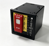 Module de commande de moteur de compresseur d'air, panneau de commande de générateur avec bouton de démarrage et d'arrêt
